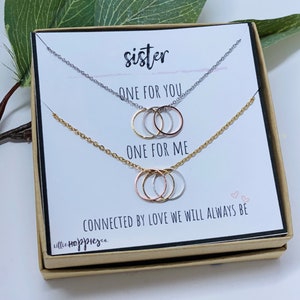 Sisters Necklace, Sister Gift, Little Sister Big Sister Gifts, Little Big Gifts, Sister Necklaces, Christmas gifts for sister, Sister Ideas