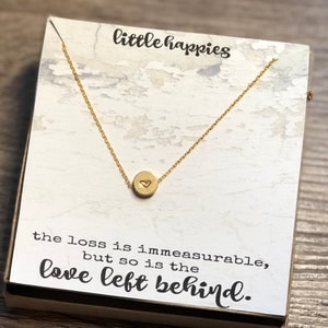 Sympathy/Grief Necklace - dainty womens necklace, miscarriage gift, sympathy necklace, sympathy gift, grief gift, encouragement gift loss