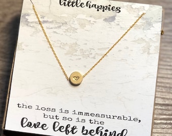 Sympathy/Grief Necklace - dainty womens necklace, miscarriage gift, sympathy necklace, sympathy gift, grief gift, encouragement gift loss