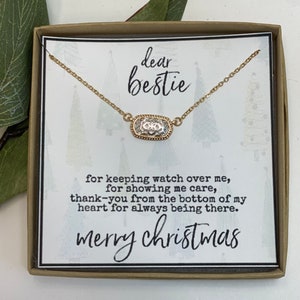Christmas Gift for Friend, Best Friend Gift, Friendship Necklace, Christmas Present for Female, Send a gift, Bestie Gift