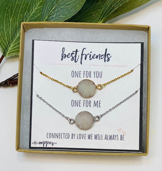 Best Friend Gifts, Friendship Gift, Necklace Set, Two Necklaces, Best Friend  Birthday Gift, Personalized Gift, Inexpensive Gift, Necklace 