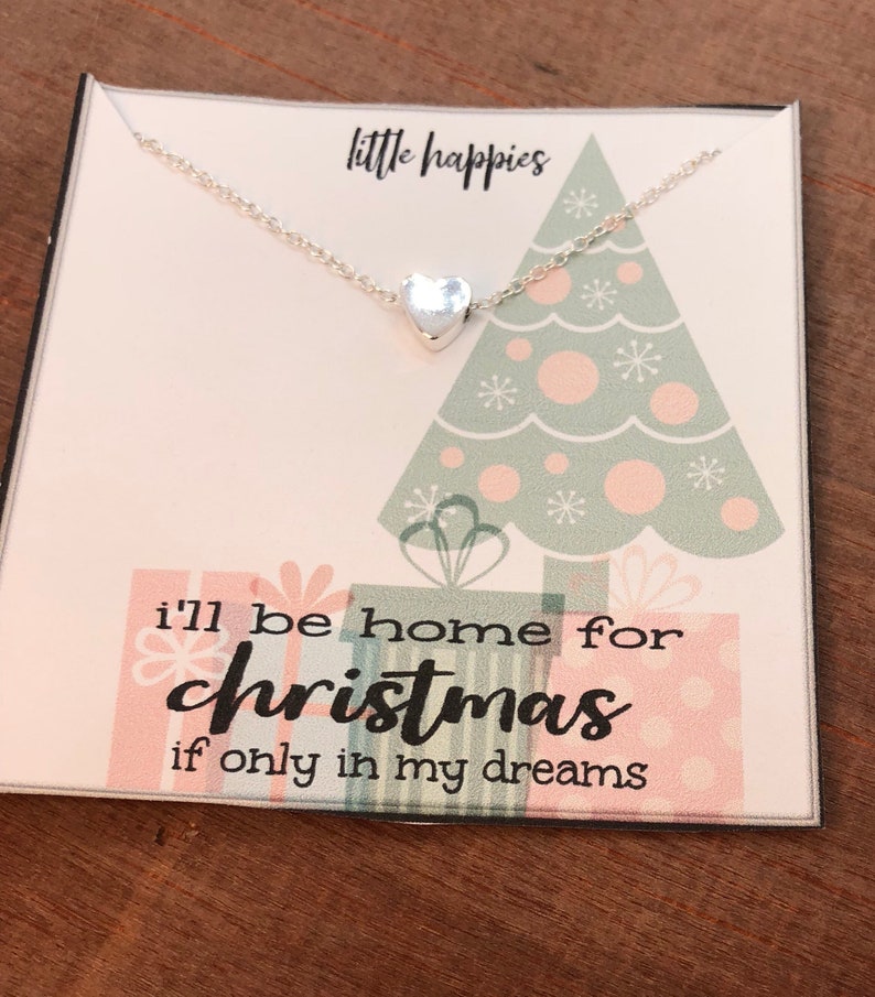 dainty pearl necklace gift for mom teacher gift thank you gift Heart necklace co-worker gift inexpensive christmas gift