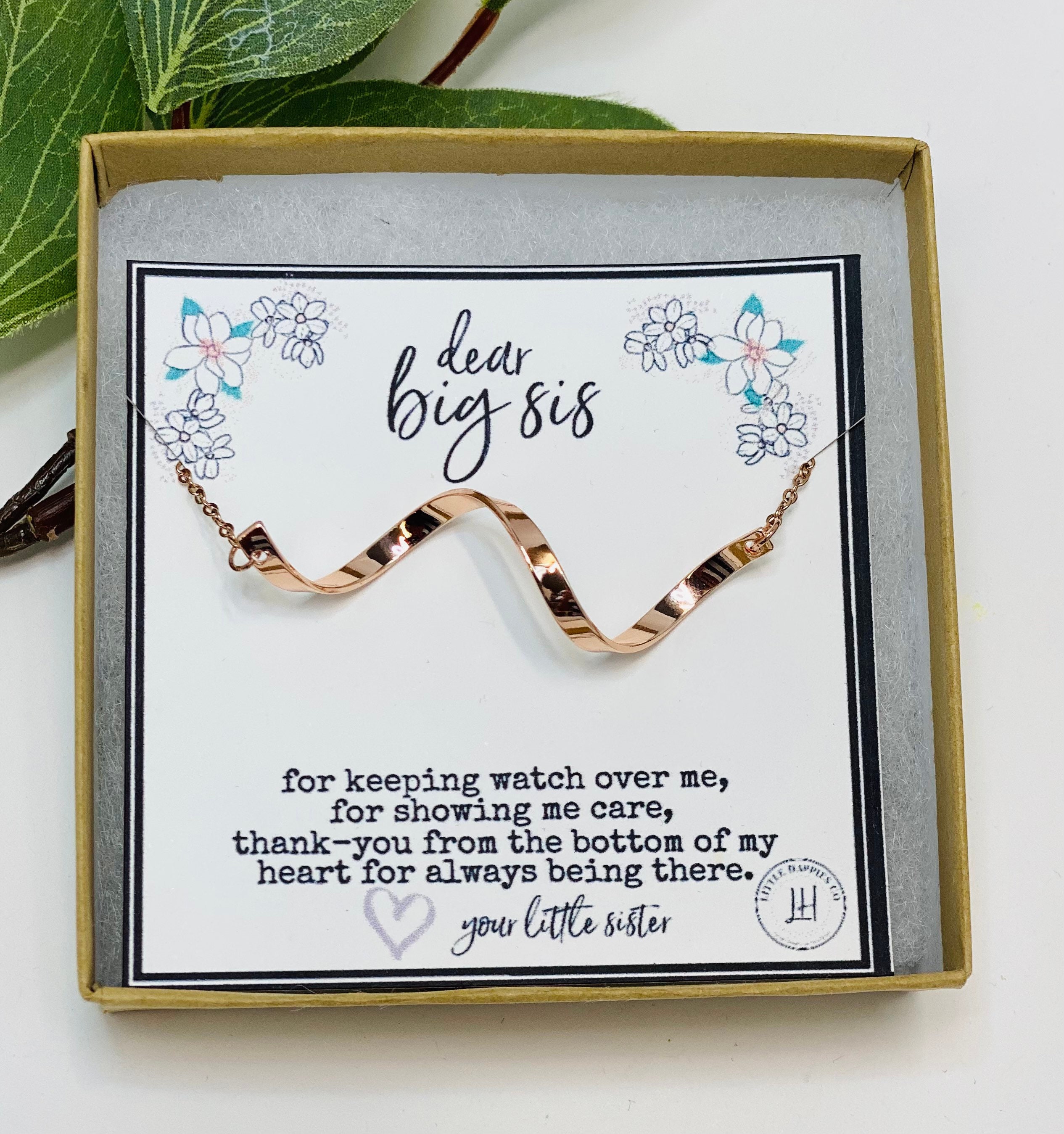 Sister Necklace Big Sister Gift Gift for Big Sister Big Sister