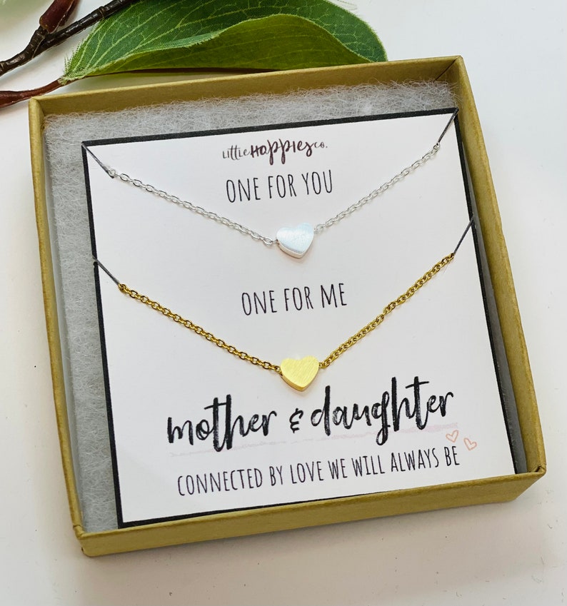 Mothers Day Gifts, Mother daughter necklaces, Mother daughter gift necklace, Mom daughter jewelry, Mother's Day gift, Gifts for mom, For mom image 3