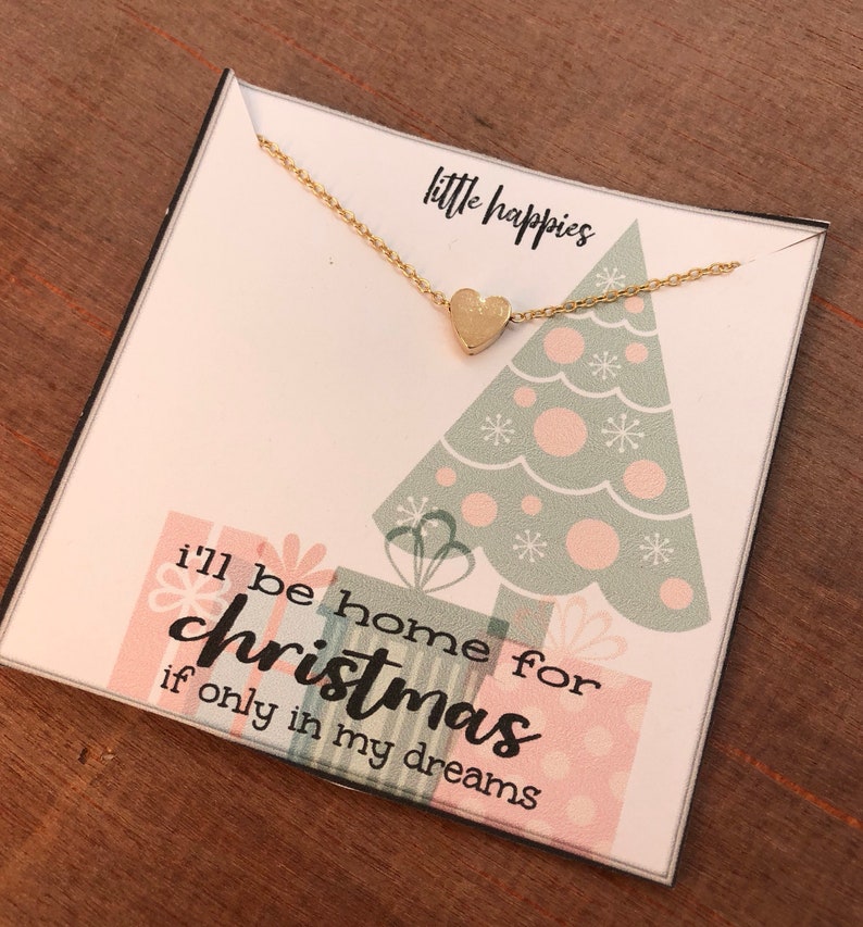 dainty pearl necklace gift for mom teacher gift thank you gift Heart necklace co-worker gift inexpensive christmas gift