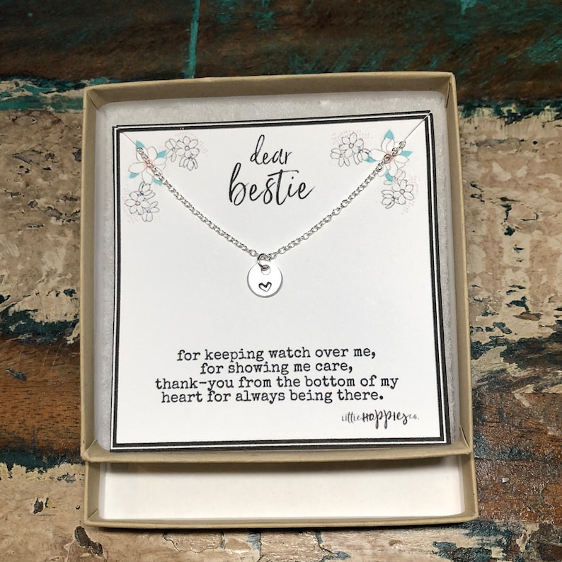 Unique Best Friend Jewelry Friendship Necklace BFF Jewelry Etsy