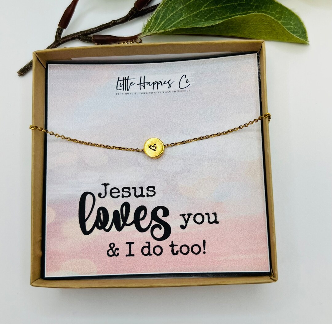 Jesus Loves You, Encouragement Gift, Gifts for Her, Gift for Youth