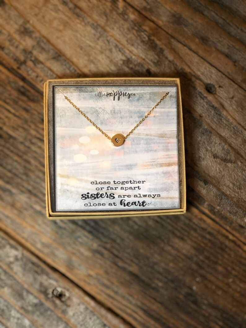 Gift for sister sister necklace meaningful gift for sister | Etsy