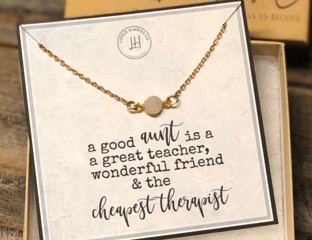 Gift for Aunt Aunt Gift Aunt Necklace Aunt Christmas Gift - Etsy