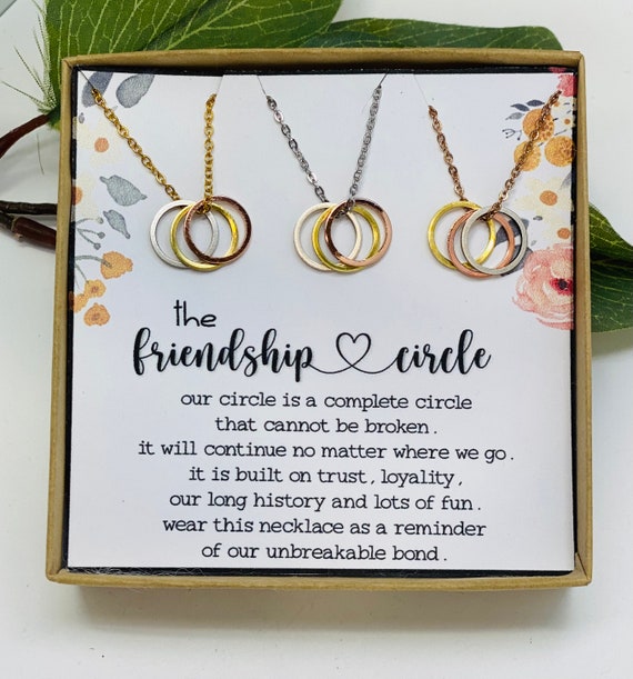 Friendship Gifts for Women Girls 14K Gold Plated Triangle Necklace Gifts for Best Friend Woman, Women's, Size: One Size