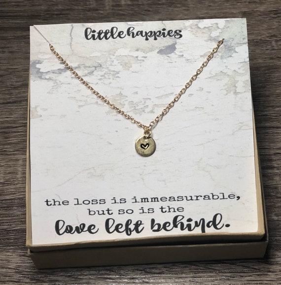 Grief necklace sale gift