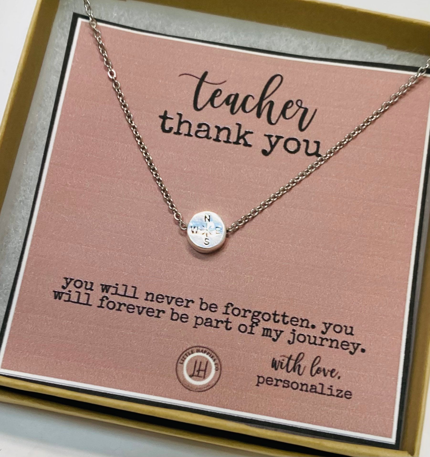 TINGN Teacher Gifts for Women, Teacher Appreciation Gifts Personalized End  Of Year Teacher Gifts, Birthday Gifts for Teacher Friends Women, Travel  Jewelry Case Organizer Jewelry Box Initial T 