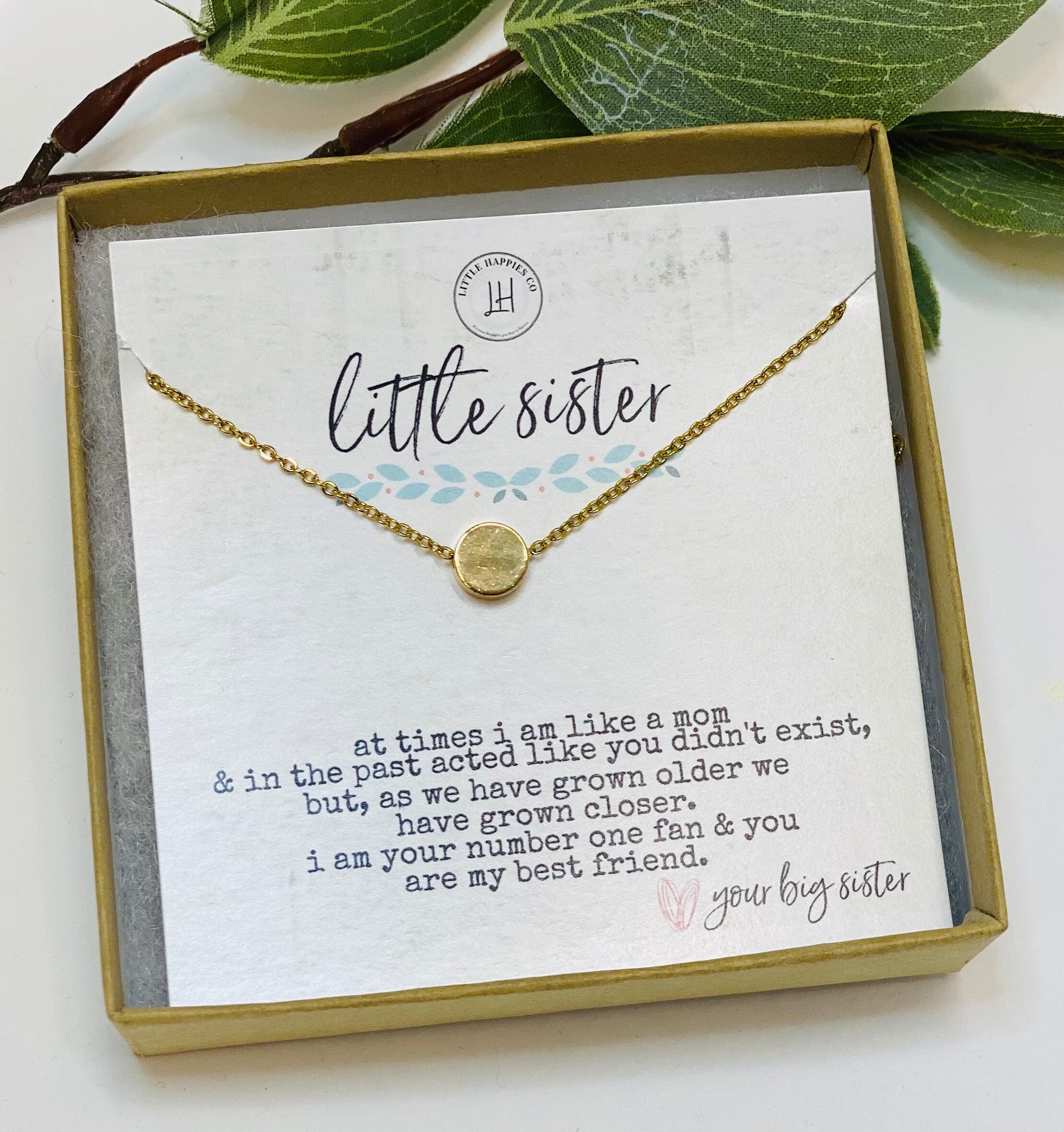 Buy Mom Big Sister Little Sister Mom Necklaces Set Mother Daughters  Matching Heart Jewley Set Sister Gift, Christmas Gift Online in India - Etsy