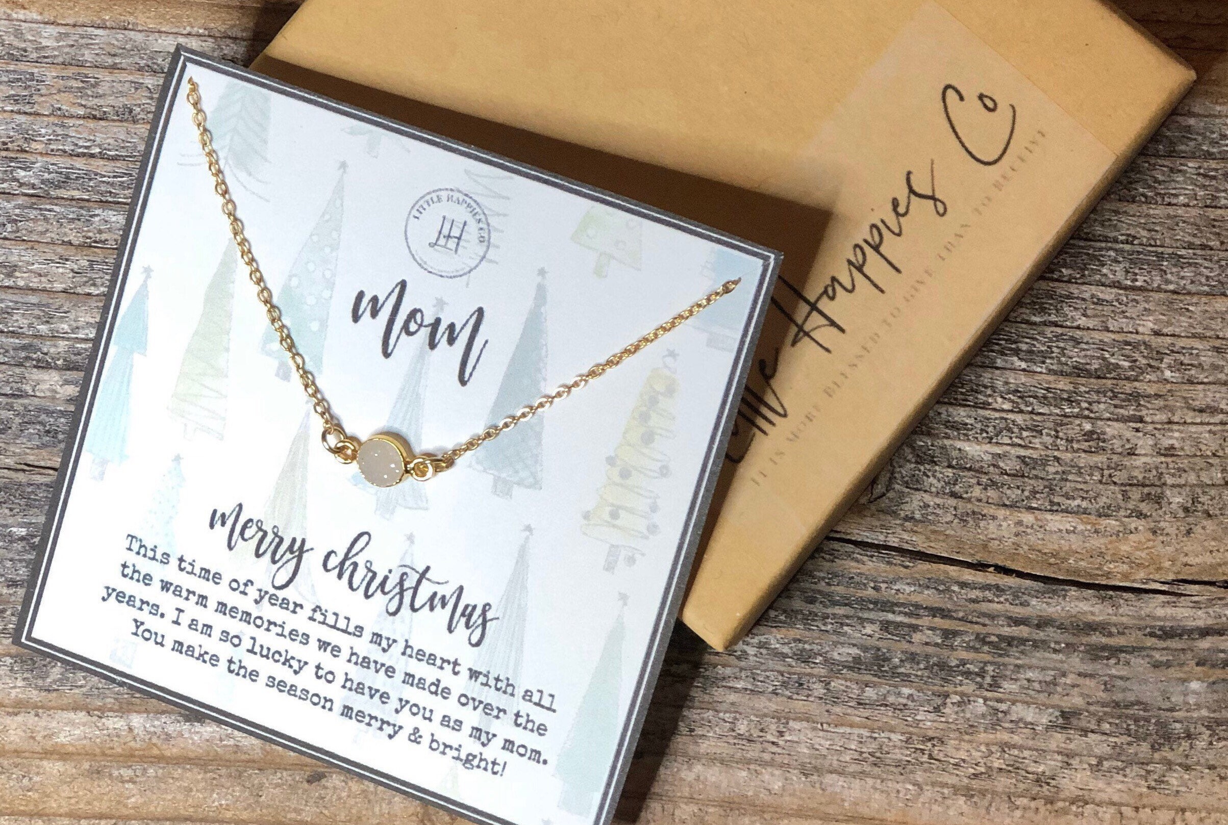 Buy Christmas Gift for Mom, Gift for Mother, Christmas Gifts, Mom Necklace,  Gift for Her, Mom Necklace With Gift Box, Mother Daughter Gift, Son Online  in India 