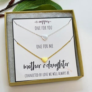 Mothers Day Gifts, Mother daughter necklaces, Mother daughter gift necklace, Mom daughter jewelry, Mother's Day gift, Gifts for mom, For mom image 2