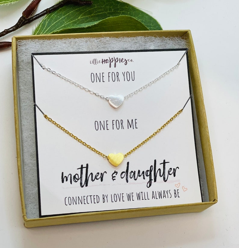 Mothers Day Gifts, Mother daughter necklaces, Mother daughter gift necklace, Mom daughter jewelry, Mother's Day gift, Gifts for mom, For mom image 2