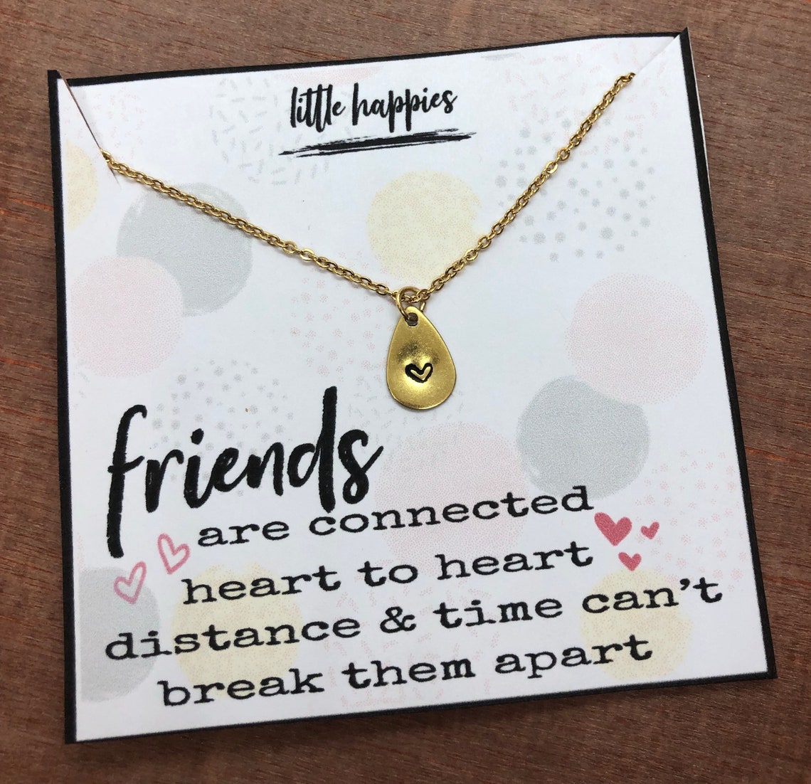 Best Friend Necklace Heart Necklace Friendship Necklace Etsy