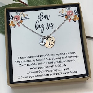 Personalized Gift for Big Sister, Personalized Gifts for Sister From Sister, Gifts for Sister from Brother, Birthday Gifts for Sisters