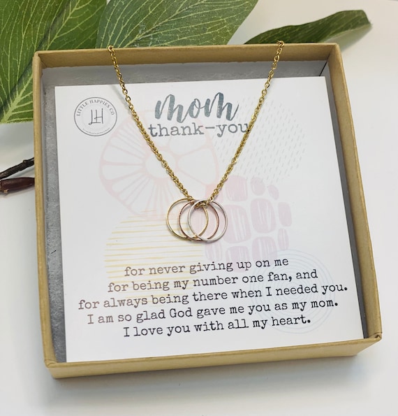 Merry Christmas The Best Mom Ever - Mom Necklace, Gift For