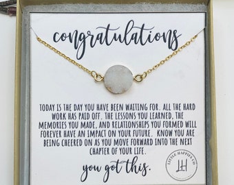 Graduation necklace, Graduation gift, Graduation jewelry, Class of 2025, Class of 2025, Grad necklace, High school grads, College grads