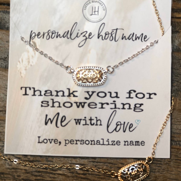 Baby Shower Host Thank You Card Etsy