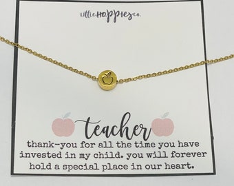 Teacher appreciation gift, gift for teacher, Teacher gifts, End of year gift, Personalized teacher gift, thank you teacher gift, Apple