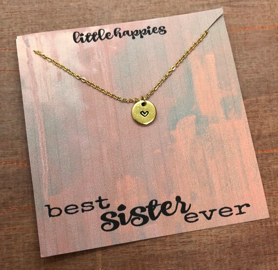 Dainty sister necklace deals