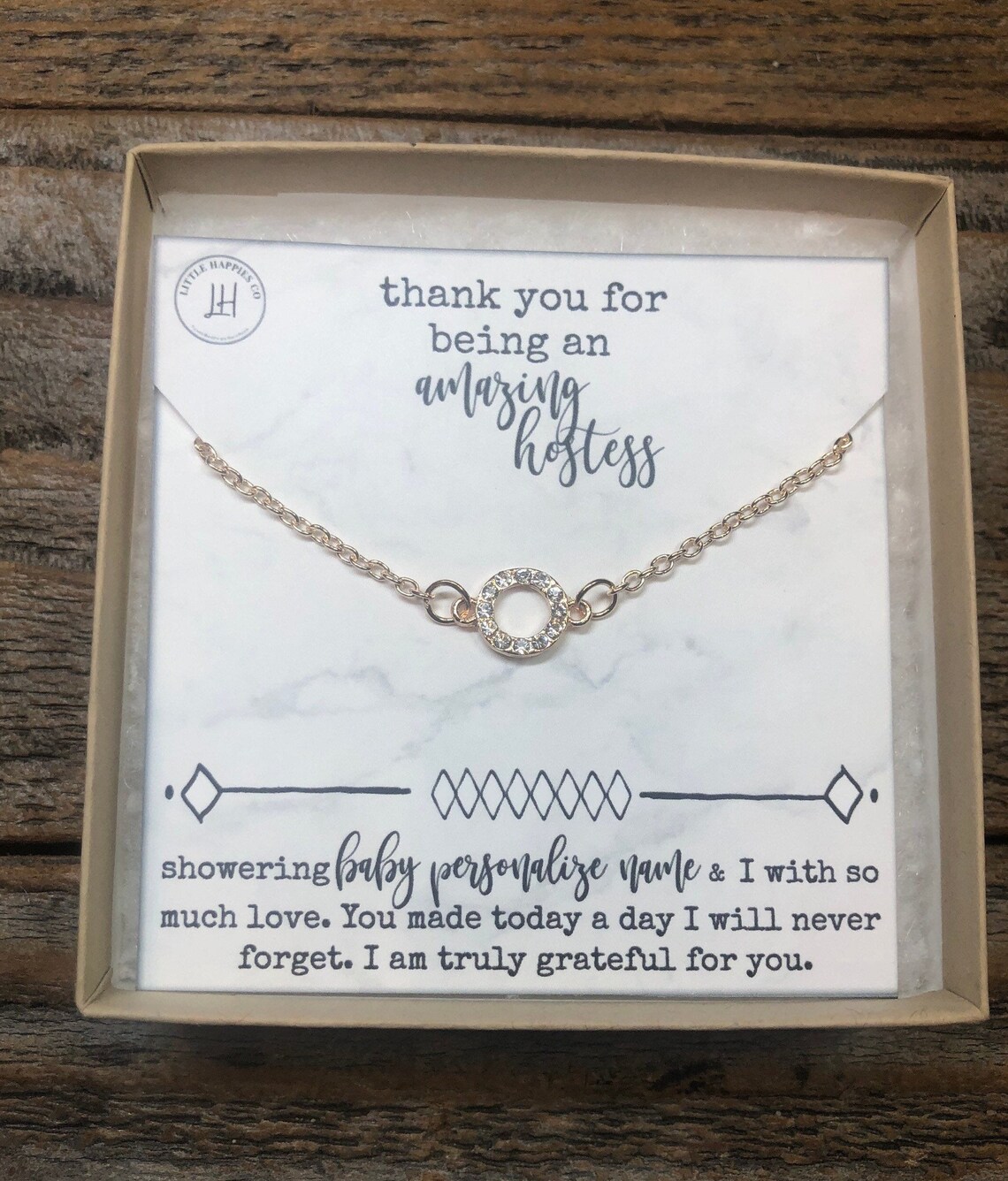 Baby Shower Hostess Gift Baby Boy Shower Hostess Thank You Etsy