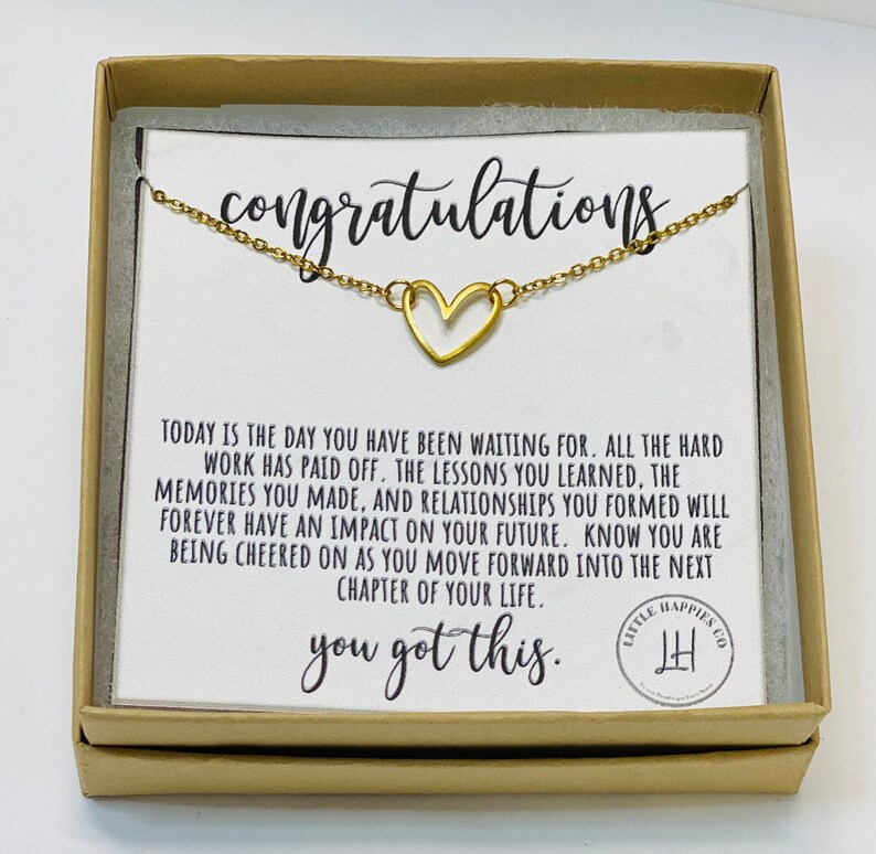 College Graduation Necklace Grad Gift Grad Gifts for Her Etsy