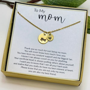 Mother&#39;s Day Gift from Daughter, Mothers Day Gift Ideas, Gift for Mom from Son, Mother Daughter Necklace, Send a Gift Mom, Gifts for Her