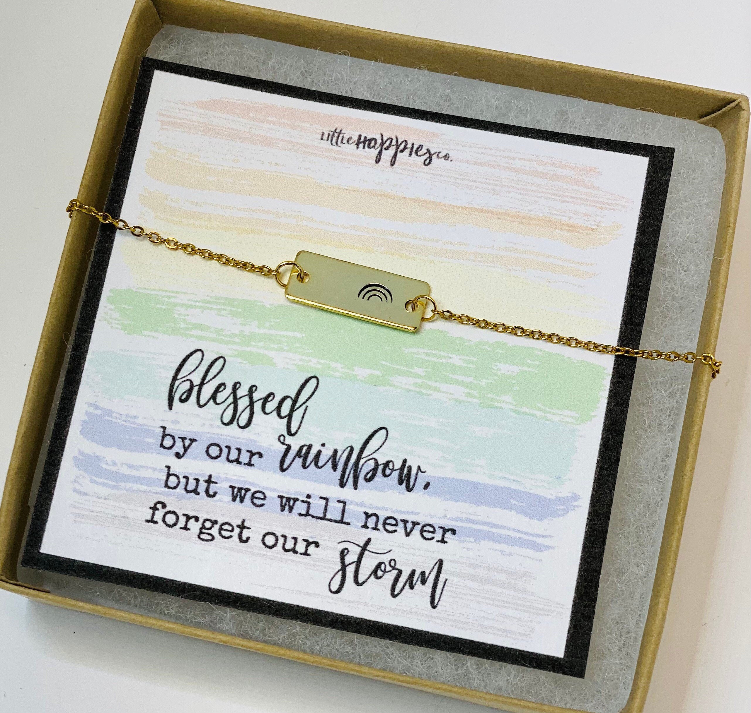 Rainbow Baby Gifts for Mom, Bracelet, Rainbow Baby Gift, Gift Ideas for Rainbow Babies, Baby after Miscarriage, Gifts for Her, Rainbow Gift