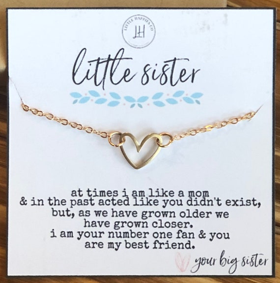 Cadeau pour sœur aînée, cadeaux pour grande sœur, collier grande sœur,  cadeaux d'anniversaire uniques pour sœur, cadeau pour sœur, idées cadeaux  pour l'anniversaire d'une sœur en vente B2B pour votre magasin –