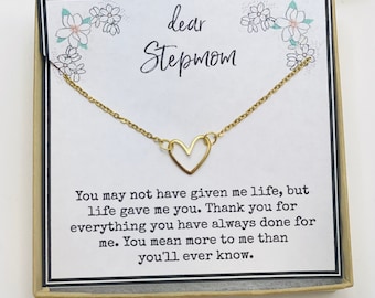 Step Mom Gift, Gifts for Step Mom, Step Mom Necklace, Bonus Mom Gift, Mothers Day Gift for Stepmother, Mother's Day Gift for Bonus Mom, Gift