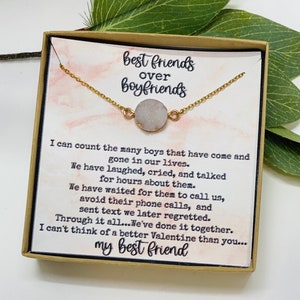 Valentines Day gift, Best Friend, Valentine, Gift for her, Best Friend Gifts, Friendship Necklace, Small Gift for Women, Girls Valentine