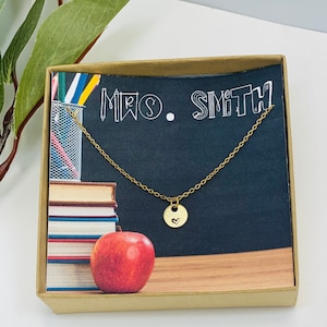 Teacher necklace Teacher appreciation, teacher assistant, unique teacher gifts, preschool teacher gift, student teacher gift