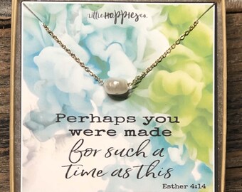 Encouragement necklace, Strength and courage jewelry, Inspirational jewelry, Christian jewelry, Christian necklace, Catholic necklace
