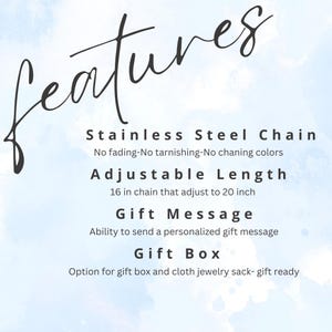 Wave Necklace with Isaiah 43:2 Card • Christian Encouragement Gift • Faith-Based Jewelry • I Will Be With You Bible Verse Gift for Her image 8