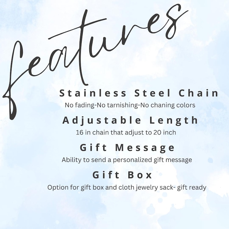 Wave Necklace with Isaiah 43:2 Card • Christian Encouragement Gift • Faith-Based Jewelry • I Will Be With You Bible Verse Gift for Her image 8