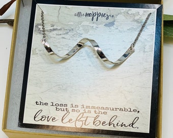 Sympathy Gift Loss of Father, Sympathy Gift, Sympathy Gift Loss of Mother, Bereavement Gift, Memorial Necklace, Sympathy/Grief Necklace