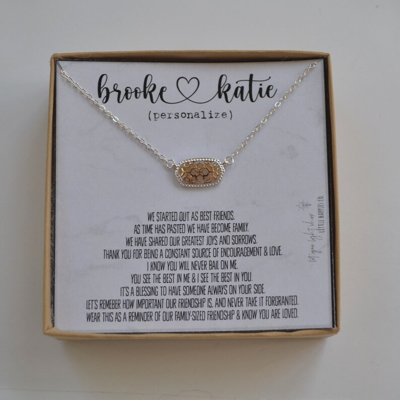 Personalized friend gifts Sentimental gifts for best friends Etsy