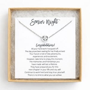 Senior Night Soccer Necklace Gift, Soccer Player Gift, Athlete Necklace, Senior Athlete Gift, Soccer Graduation Gift, Dainty Soccer Jewelry Bild 1