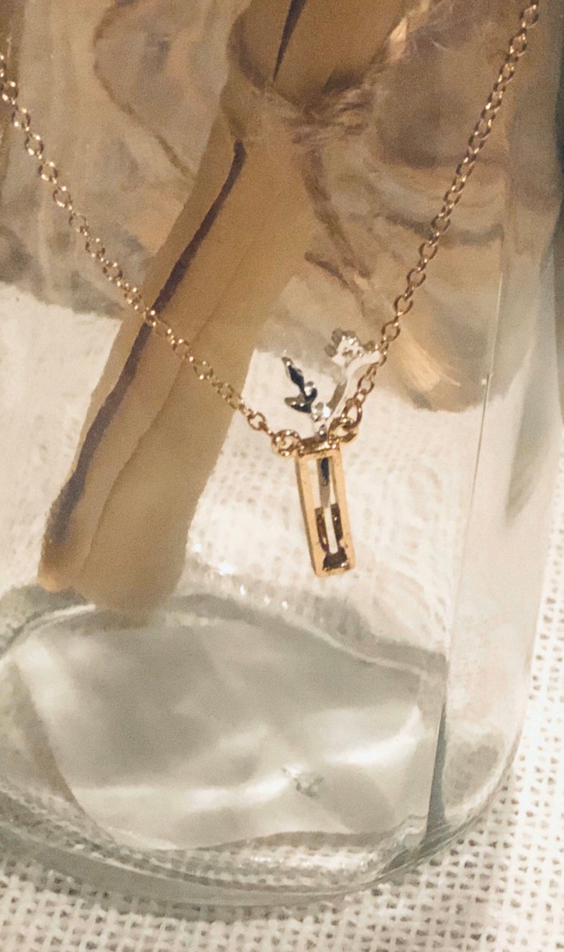 flower necklace Gift for her Miscarriage Gift women\u2019s jewelry inexpensive gift Miscarry Encouragement Neckace Necklace