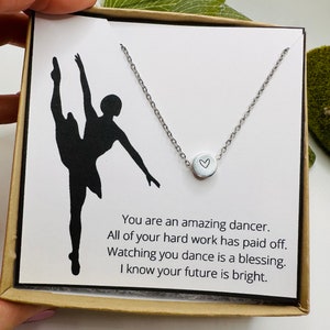 Dance Recital Gift, Gift for Dancer, Bulk Dance Gift, Ballet Necklace, Gift for Dance Team, Dance Competition, Company Gift Bild 1