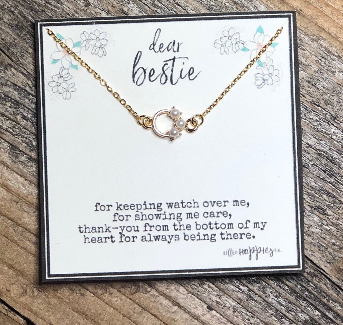 Pearl necklace Gift for best friend best friend gift pearl Etsy