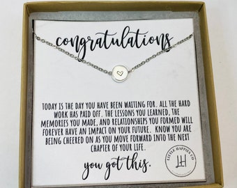 Graduation necklace, Graduation gift, Graduation jewelry, Class of 2024, Class of 2024, Grad necklace, High school grads, College grads