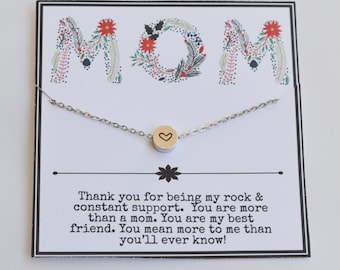 Mom jewelry, Gift for mom, Mothers necklace, Mom birthday, Heart necklace, Christmas gift for mom, Gift for mom's birthday, Mother necklace