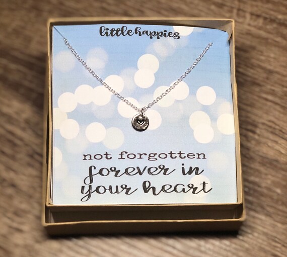 Sympathy grief Necklace Dainty Womens Necklace Inexpensive Gift Ready to Ship Sympathy Gift Grief Gift Encouragement Gift Etsy