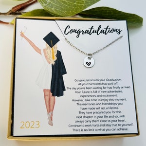 College Graduation Gift, High School Graduation Gifts, Personalized Graduation Gift, 2024 Graduation, Personalized Gifts for Her, Necklace