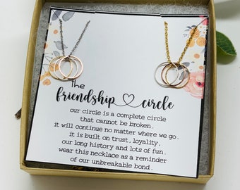 Friendship Necklace for 2, 2 Best Friends Gift, 2 Best Friend Necklace, Two Friends, Two Friends Necklace, Necklace Set for women, Christmas