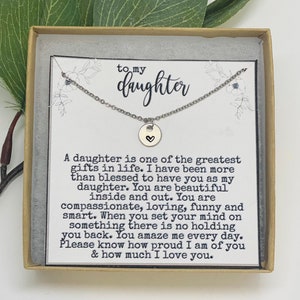 Daughter Gift, Gift for Daughter from Mom, Gift for Daughter Birthday, Daughter, Graduation Gift, Gift for Her, Necklace, From Father